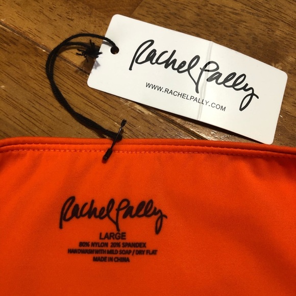 Rachel Pally NWT Women’s Swimwear Malibu Orange Side Tide Bottoms L - Picture 6 of 8